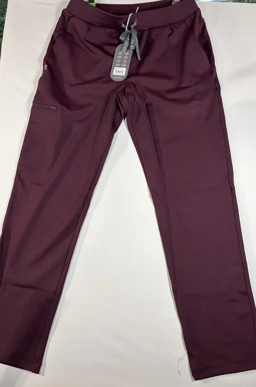Figs Norris FormX Men's Scrub Pants Burgundy NWT Large Tall